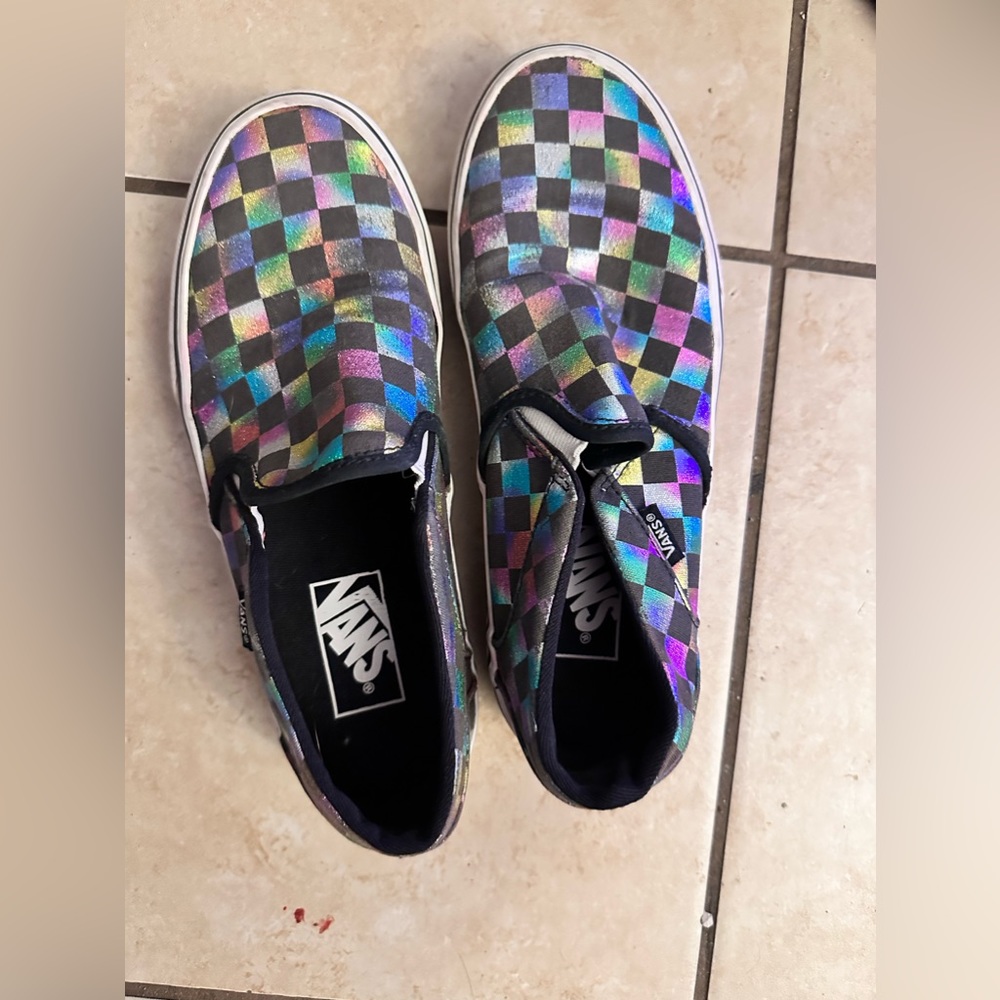 Rainbow Metallic Vans